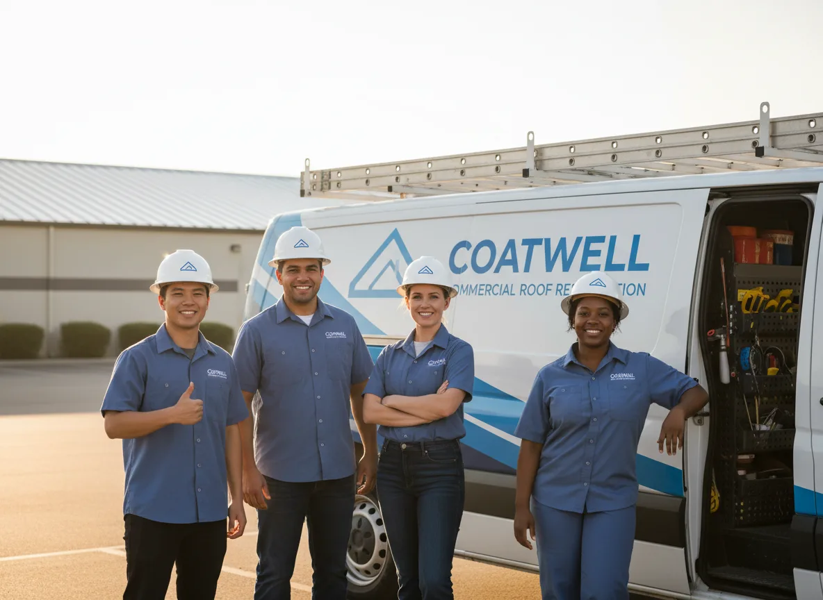 Commercial roof coating company in Dundee, MS