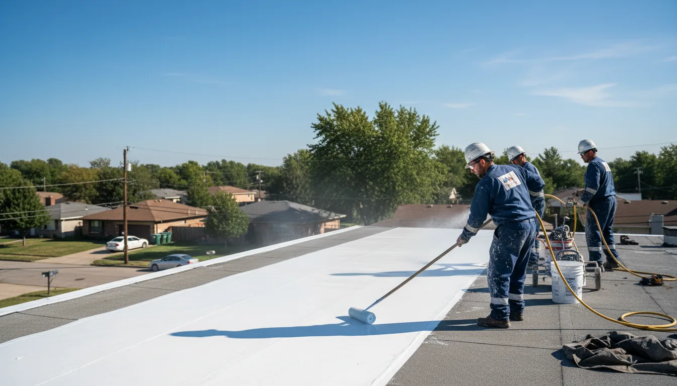 Commercial roof coating in Dundee, MS near me